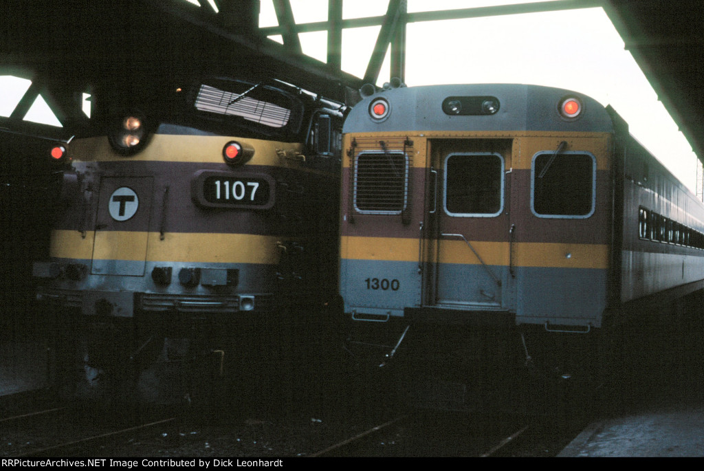 MBTA 1300 and F10 1107